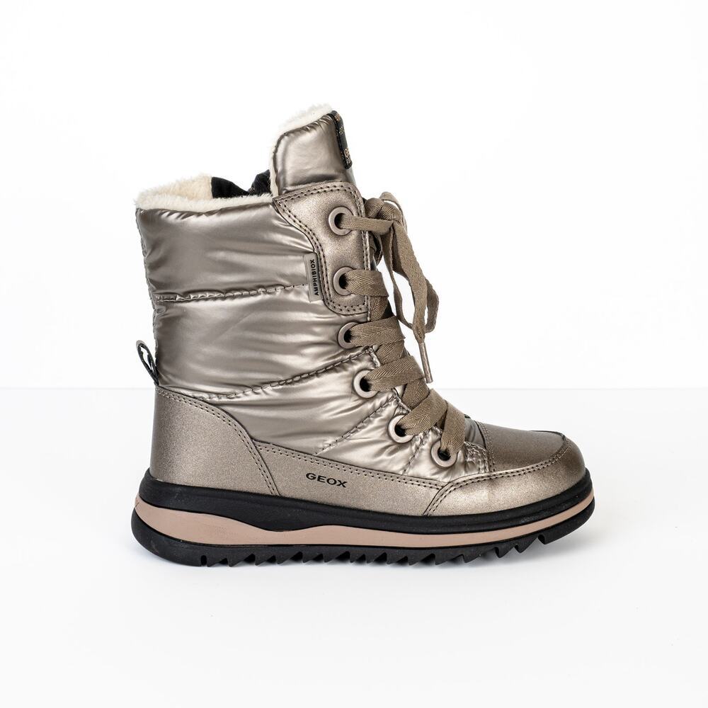 Geox Kids Waterproof Winter Boots RESPIRA Metallic Gold - Size 1 EU 32